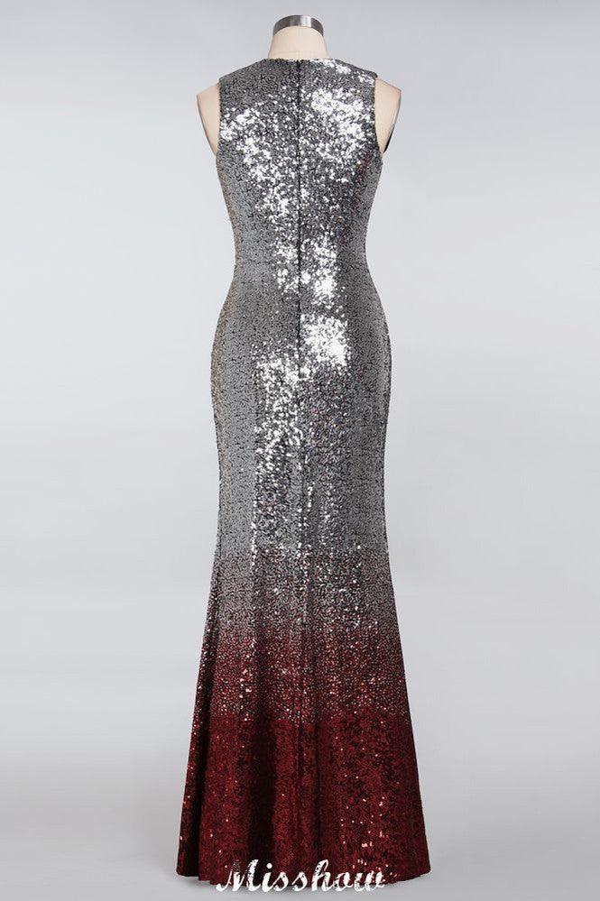Glamorous Sleeveless Sexy Mermaid Sequins Bridesmaid Dresses - Image 5