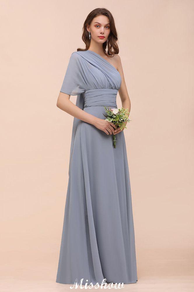 Sleeveless A-line Bridesmaid Dress Floor-Length Formal Dress - Image 13