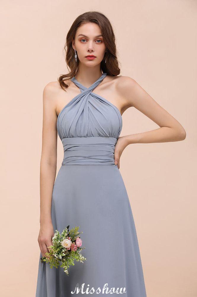 Sleeveless A-line Bridesmaid Dress Floor-Length Formal Dress - Image 14
